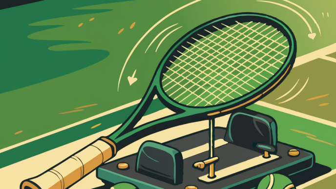 how often string tennis racket